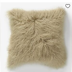 WEST ELM Mongolian Lamb Pillow Cover - SET OF 2